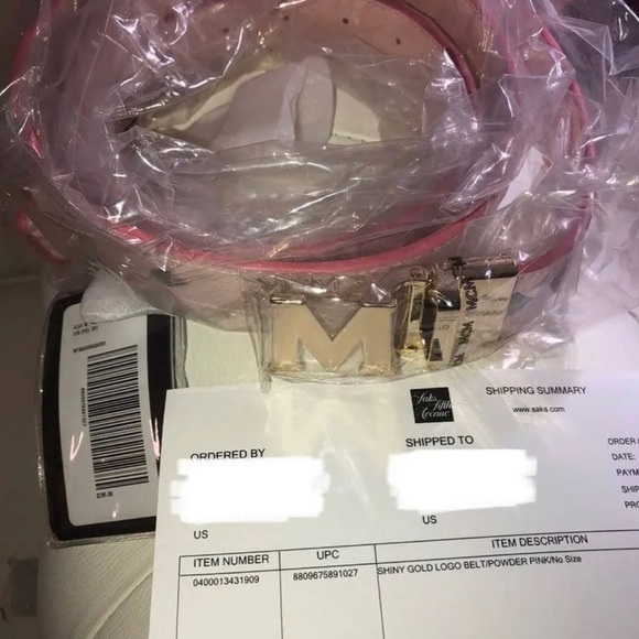 BNWT, MCM “Powder Pink” Belt - Picture 4 of 7